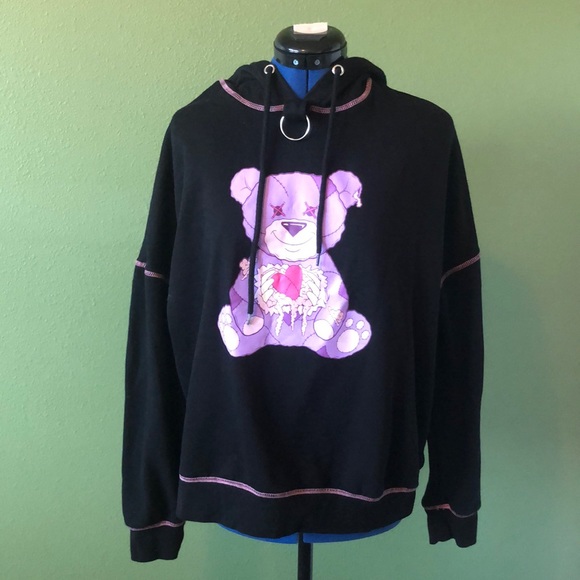 Hot Topic Bear Hoodie - Picture 1 of 6
